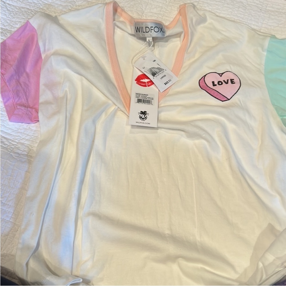 Wildfox Paradise Color-block Tee - Picture 3 of 5